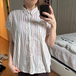 Madewell Multicolor Striped Button Down Shirt